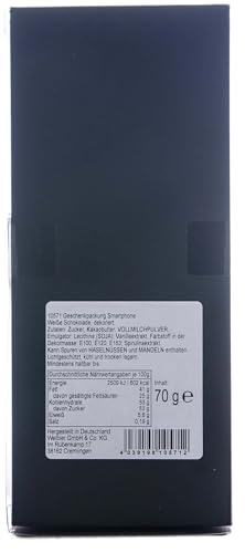  **Smartphone-Geschenk aus Schokolade für Smartphone-Liebhaber bei Feiertagen**
| **70 g Schokoladengeschenkpakung 'Smar