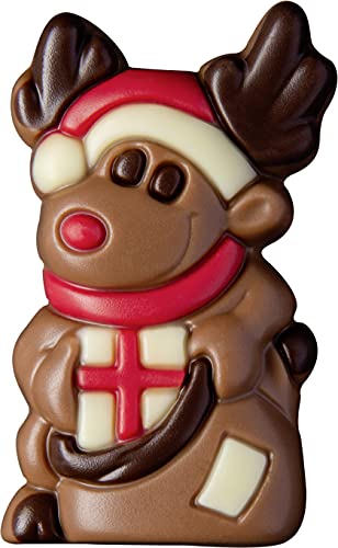 Confiserie Weibler Schokolade Weihnachten | Xmas-Geschenk für die Familie | Weihnachtsreliefs | 8 Schokoladen - 80g