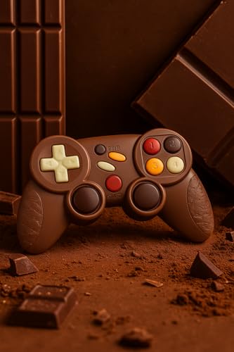  **Schokoladen Gamecontroller 70g für Kinder und Erwachsene beindern Spielsessel einlegen**
| **Schokoladen Gamecontroll